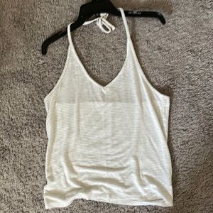 American Eagle striped halter L